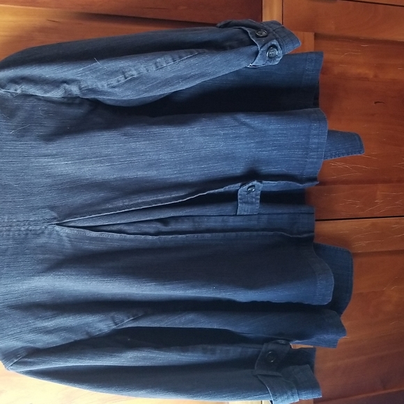 Talbots denim peacoat, size 12p - Picture 3 of 7